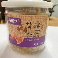 180g圆瓶梅研坊盐津桃肉