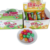 漂亮兔西瓜泡泡糖桶装爆浆泡泡糖600g儿童糖果口香糖80后怀旧零食