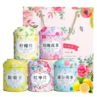 [买2发3]玫瑰花茶平玫瑰菊花茶柠檬片泡水泡茶蒲公英红枣片茶花草山楂片