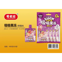 480g零食狂草莓吸吸果冻