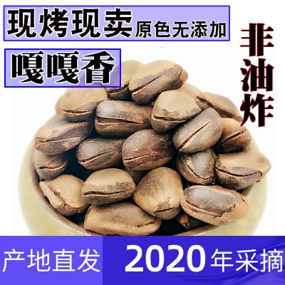 红松子特大颗粒东北松子新货手剥人工开口散装原味500g