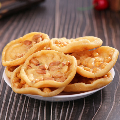 江锅巴零食小吃豆巴子花生巴月亮巴食品