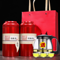 [赠大茶壶]铁观音茶叶新茶兰花香浓香型罐装礼盒装 铁观音500g(送大壶三杯)