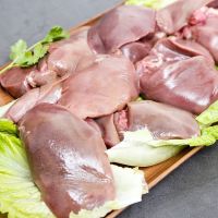 [鹅心肝]国产新鲜鹅肝 鹅内脏 生鲜心肝 鸭肝鸡肝 老鹅肝2斤装(1包)