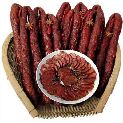 麻辣香肠烟熏香肠川味特产腊肉熏肉小腊肠农家自制