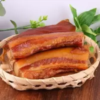 腊肉正宗农家土猪柴火烟熏腊肉偏肥五花腊肉非腊肉