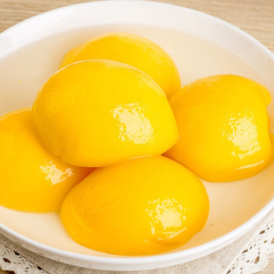 黄桃罐头425g*2-6罐整箱新鲜水果罐头砀山糖水黄桃特产零食