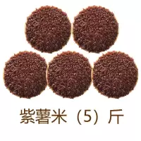 东北大米竹香米正宗长粒香米新米绿竹米彩色米农家五谷杂粮粗粮 紫薯米[5斤]