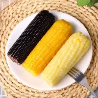 玉米新鲜真空包装香甜粘糯即食小黑玉米棒苞米批发粗粮代餐 小棒白6+黄3+黑3根