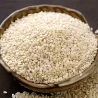 芝麻粒脱皮生白芝麻仁即食熟芝麻炒熟白芝麻熟芝麻干净多规格 生白芝麻 500g