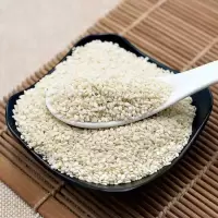 白芝麻 脱皮芝麻仁 新芝麻干净 不苦 五谷杂粮烘培 250克