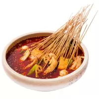 钵钵鸡调料特产红油麻辣火锅底料冷锅串串香底料商用配方 钵钵鸡麻辣味320g*1送竹签