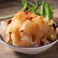 海蜇头海蜇头桶装海蜇头海蜇皮海鲜海产品批发凉拌菜 新鲜海蜇头 桶装海蜇