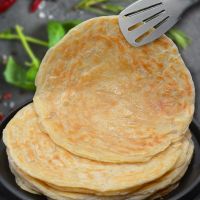 手抓饼批发早餐煎饼鸡蛋灌饼原味手抓饼千层饼皮大号家庭装 原味25片*90克