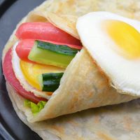 手抓饼批发早餐煎饼鸡蛋灌饼原味手抓饼千层饼皮大号家庭装 原味30片*80克