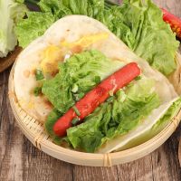 正宗鸡蛋灌饼饼皮半成品煎饼手抓饼批发家庭装家用商用食品早餐饼 精选面粉20片(收藏送纸袋+油刷)