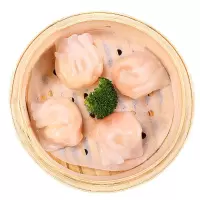 虾饺水晶虾饺皇广式早茶点心港式饺子速冻手工虾仁饺肉馅饺子 尝鲜价(460g/袋/20只)