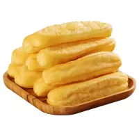 香酥小油条无钒酥脆速食 早餐速冻生胚油炸油条批发半成品 大个子油条1斤(12-14根)