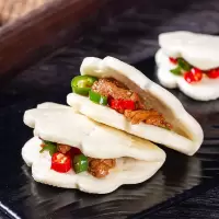 [小芳推荐]荷叶夹酒店半成品肉夹馍馒头夹营养早餐460g/包20个 荷叶夹460g/包20个X2包