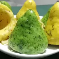 窝窝头粗粮五谷杂粮不加糖绿色营养面食速冻配菜野菜早餐馒头 荠菜+槐花各10个[共20个装]