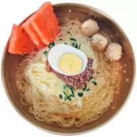 冷面正宗大冷面烤冷面方便速食荞麦冷面批发 小麦冷面4袋[带料]