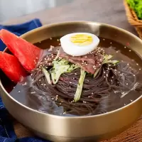 正宗东北大冷面烤冷面方便速食荞麦冷面批发 荞麦冷面5袋[带料]