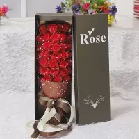 三八妇女节礼物送女朋友情侣老婆生日礼品肥皂香皂花礼盒玫瑰花束