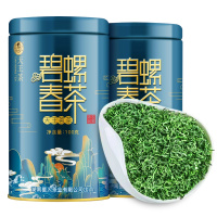 碧螺春绿茶 新茶浓香型早春茶叶散装高山云雾100g礼盒罐装