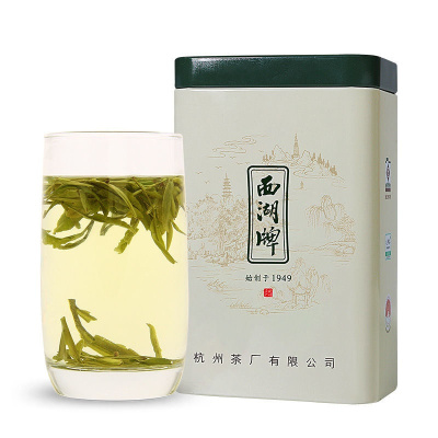 新茶上市牌茶叶雨前浓香龙井茶罐装绿茶春茶茶厂