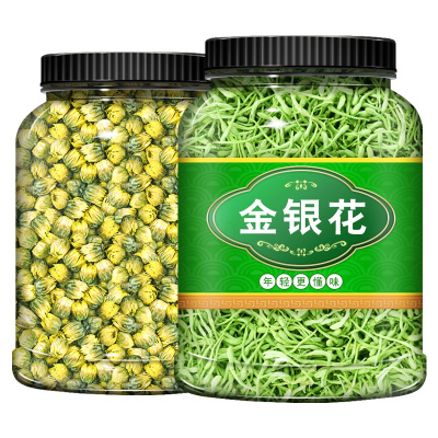 菊花茶金银花茶胎菊干