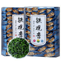 新茶铁观音茶叶散装袋装浓香型醇香兰花香乌龙茶盒装小泡包装500g