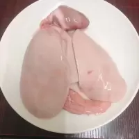狮头老鹅肝法式新鲜生鹅肝辅食真空包装农家散养大鹅粉嫩鹅肝 500克1个[特惠装店铺]