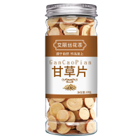 甘草片散装精选正宗甘草圆片纯大片选甘草片泡茶水甘草批发 精选甘草片1罐共120克