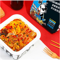 麻辣多拿爆香鸡肉火锅376g(熊猫方盒)
