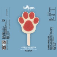 冰雪怪草莓口味熊掌雪糕