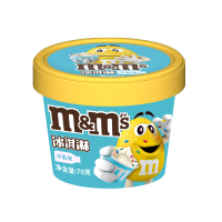 德芙M豆牛乳味冰淇淋70g/杯(20杯/箱)