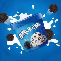 奥利奥香草味冰淇淋桶270g*8杯