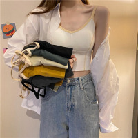 网红性感美背吊带内衣女学生打底无钢圈抹胸运动背心上衣内搭外穿