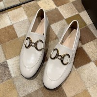 娜瑟微小皮鞋女平跟2021年春季新款百搭一脚蹬平底鞋英伦风复古方头单鞋