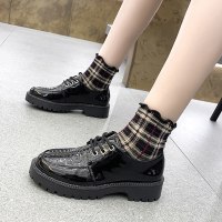 娜瑟微日系小皮鞋女英伦学院风配小裙子穿的鞋春季2021新款百搭休闲单鞋