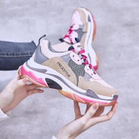 娜瑟微春季ins老爹女鞋子2021年新款百搭休闲网红运动潮鞋网面春款