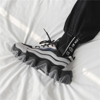 春季鞋子男运动跑步2021新款网红青少年港风老爹潮流百搭休闲潮鞋