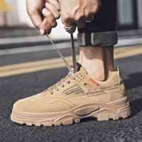 男鞋2021新款春季老爹运动潮流潮鞋百搭休闲板鞋韩版工装马丁皮鞋