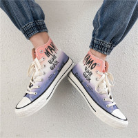 高帮帆布鞋男2021夏季透气薄款韩版潮流ins百搭学生休闲港风板鞋