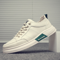 春季男鞋2021新款韩版潮流男生板鞋透气休闲帆布鞋男百搭小白潮鞋