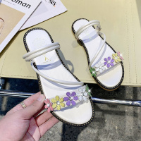 凉拖女夏外穿平底2021新款凉鞋女网红仙女鞋学生两穿平底沙滩鞋女