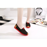 2021新款夏女鞋老北京布鞋平底网鞋女透气休闲鞋学生网面鞋一脚蹬