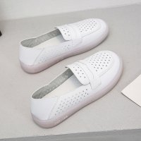 果冻软底镂空透气小白护士鞋女2021年新款夏季不累脚孕妇单鞋