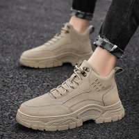 娜瑟薇马丁靴男士高帮2021新款秋季英伦风工装靴子百搭男鞋潮流时尚潮鞋