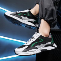 娜瑟薇男鞋2022春季新款潮流休闲百搭青少年户外运动跑步老爹鞋厚底